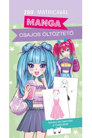 Manga - Csajos öltöztető - 280+ matricával