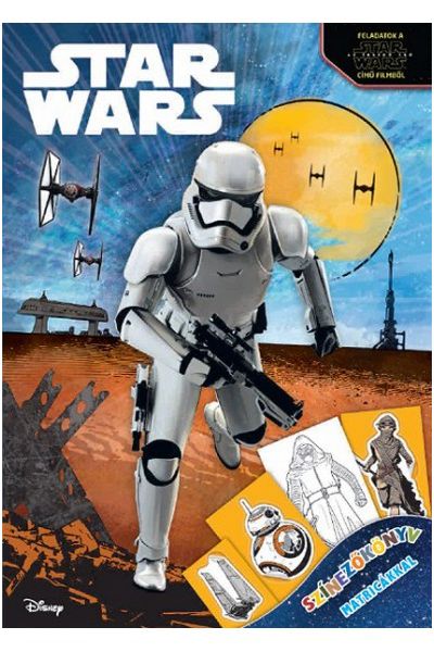 Star Wars: Színezőkönyv matricákkal