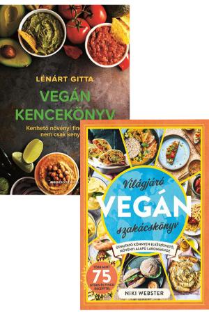 Világjáró vegán szakácskönyv + Vegán kencekönyv