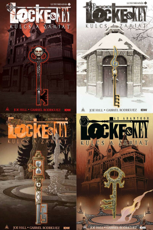 Locke & Key - Kulcs a zárját 1-3. + Az Aranykor (képregény)