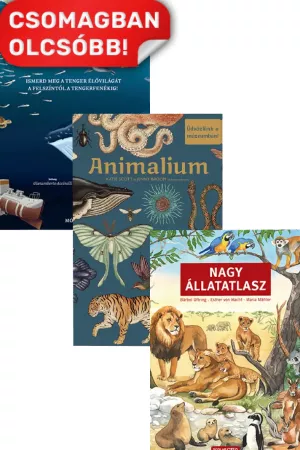 Nagy állatatlasz + Animalium - Üdvözlünk a múzeumban! + Utazás a mélybe - Ismerd meg a tenger élővilágát a felszíntől a tengerfenékig