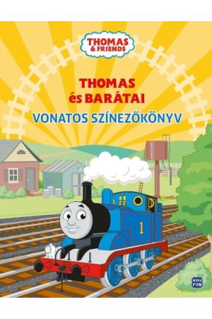 Thomas és barátai - Vonatos színezőkönyv