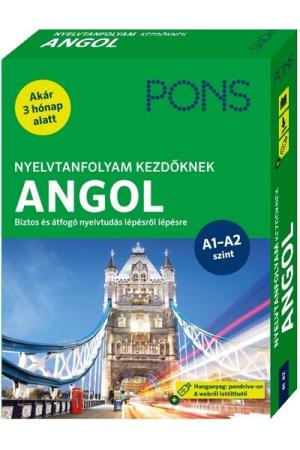 PONS Nyelvtanfolyam kezdőknek ANGOL - Kezdő és újrakezdő nyelvtanulóknak - Hanganyag pendrive-on és webről letölthető (új kiadás