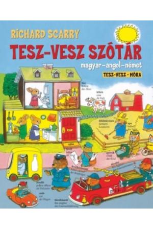 Tesz-Vesz szótár /Magyar-angol-német
