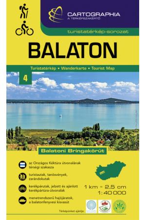 Balaton - Turistatérkép-sorozat 4. (új kiadás, 2021)