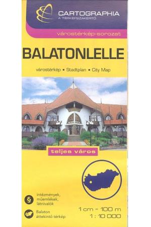 Balatonlelle várostérkép (1:10 000) /Várostérkép-sorozat