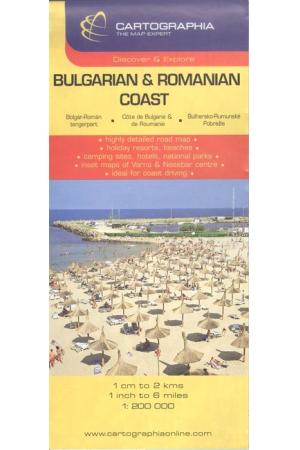 Bolgár-Román tengerpart 1:200 000 /Autótérkép