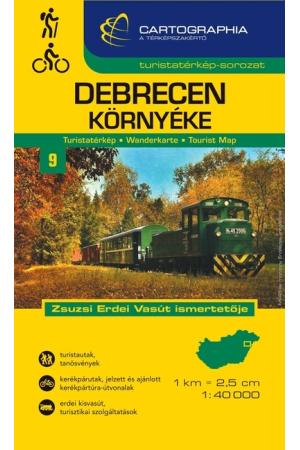 Debrecen környéke - Turistatérkép-sorozat 9.