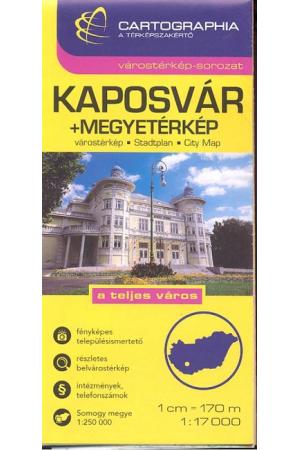 Kaposvár várostérkép (1:17 000) /Várostérkép-sorozat