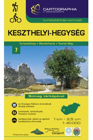 Keszthelyi-hegység - Turistatérkép-sorozat 7. (új kiadás, 2021)