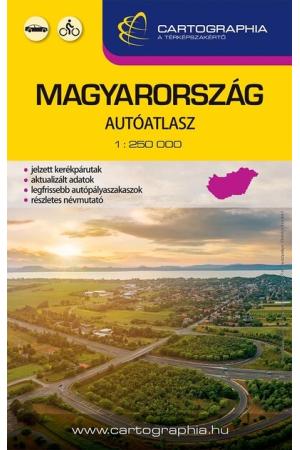 Magyarország autóatlasz (1:250.000) kicsi "SC" 2023