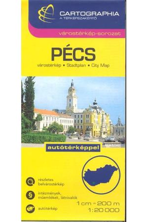 Pécs várostérkép (1:20 000) /Várostérkép-sorozat