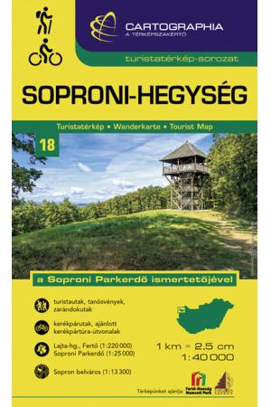 Soproni-hegység - Turistatérkép-sorozat 18. (új kiadás, 2021)
