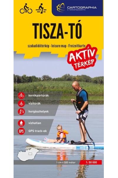 Tisza-tó szabadidőtérkép 1:50 000 vízhatlan aktív térkép (új kiadás)