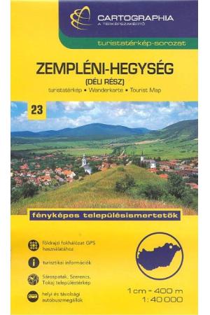 Zempléni-hegység (déli rész) - Turistatérkép-sorozat 23.