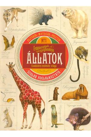 Érdekességek gyűjteménye: Állatok - Csodálatos emlősök világa /Fejtörők - matricák - poszter