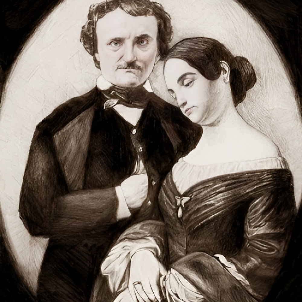 Poe és Virginia Clemm